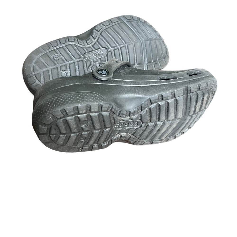 Crocs Unisex-Adult Bistro Clogs. Black. Size Women’s 7/ Men’s 5 - Picture 8 of 11
